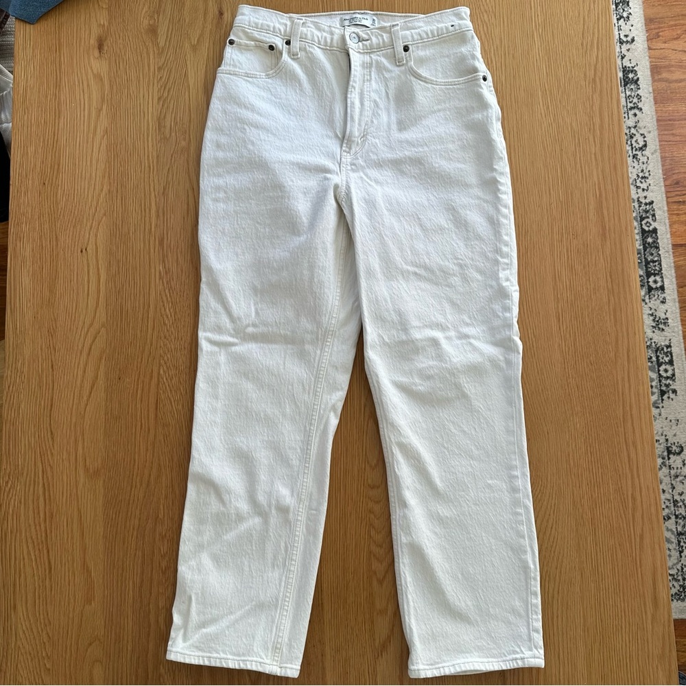 Abercrombie 90s Straight Jean Ultra High Rise Curve Love